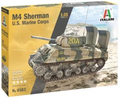 ITA6583 - Maquette à assembler et à peindre - M4A2 U.S. Marine Corps