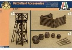 ITA6870 - Maquette à assembler et à peindre - Accessoires de position d'artillerie