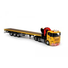 TEK69631 - Camion SCANIA R500 avec grue et plateau "Vismara"
