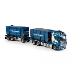 TEK69936 - Camion Benne Volvo FH04 750 Globetrotter XL avec remorque "TIPP TRANSPORT"