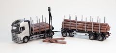 EMEK70301 - Camion transport de bois - VOLVO FH16 6x4 porteur couleur gris