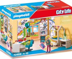 PLAY70988 - Jeu de construction PLAYMOBIL – Chambre d'adolescent