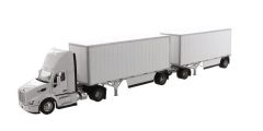 DCM71099 - Camion avec porte container et container de couleur blanc - PETERBILT 579 4x2
