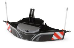 UH7284 - Accessoire pour tracteur - Version noire - Bumper Safetyweight Plus 1500 kg