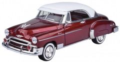 MMX73111ROUGE - Voiture de 1950 couleur rouge  - CHEVROLET bel air