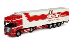 TEK73906 - Camion avec remorque frigorifique du transporteur SCHONI - SCANIA 124 Topline 4x2