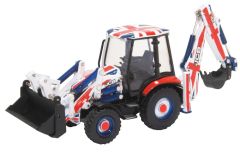 OXF763CX002 - Tractopelle aux couleurs Union Jack - JCB 3CX