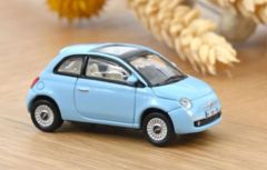 NOREV770064 - Voiture de 2008 couleur bleu - FIAT 500