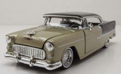 MMX79031GOLD - Voiture de 1955 couelur doré et noire - CHEVROLET Bel Air