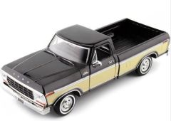 MMX79346NOIR - Voiture de 1979 couleur noir et beige – FORD F-150 Custom