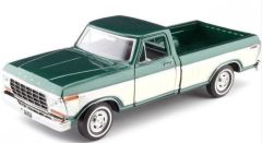 MMX79346VERT - Voiture de 1979 couleur beige et vert – FORD F-150 Custom