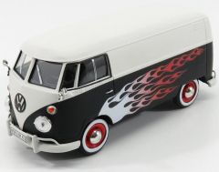 MMX79566NOIR - Van de couleur noir et blanc - VW Type 2 T1 custom garage