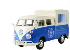MMX79576 - Véhicule FOOD TRUCK de couleur blanc et bleu – VW Tl Type 2