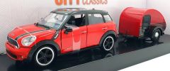 MMX79761 - Voiture avec caravane de couleur rouge - MINI COOPER Countryman S