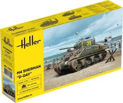 HEL79892 - Maquette à assembler et à peindre - SHERMAN M4 - D-Day