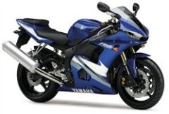 NEW06148E - Moto sportive de couleur bleu et blanche - YAMAHA YZF-R6 2006