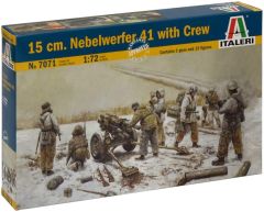 ITA7071 - Maquette à assembler et à peindre - 15 cm. Nebelwerfer 41 avec équipage