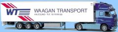 AWM70837 - Camion avec remorque frigorifique 3 Essieux "WT WAAGAN"  VOLVO FH12 Globetrotter XL 4x2