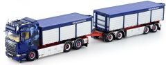 TEK70884 - Camion porteur avec remorque bâché BRIAN NIELSEN – SCANIA R09 HG 6x2