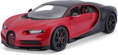 BUR11044ROZW - Voiture rouge et noire – BUGATTI chiron sport