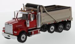 DCM71067 - Camion Benne cabine rouge - WESTERN STAR 4900 SF