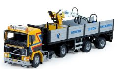 TEK72987 - Camion remorque avec grue GERBEN Buiter - VOLVO F12 4x2