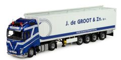 TEK74005 - Camion avec remorque J. DE GROOT – VOLVO FH04 Gl 4x2