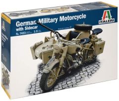 ITA7403 - Maquette à assembler et à peindre - BMW R75 avec Sidecar