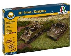 ITA7513 - Maquette à assembler et à peindre - M7 Priest/Kangaroo montage rapide