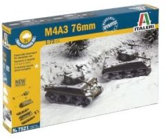 ITA7521 - Maquette à assembler et à peindre - M4A3 76mm montage rapide
