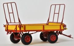 MARPLM7601 - Remorque 2 Essieux de couleur jaune et rouge MIEDEMA