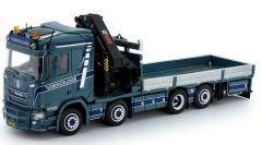 TEK76226 - Camion porteur avec grue HIAB X-Hipro 558 VEROLME - SCANIA R 8x2