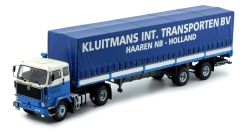 Camion avec remorque bâchée KLUITMANS - VOLVO F89 4x2