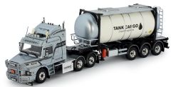 TEK76882 - Camion avec porte container et container TANKCARGO - SCANIA T143 Topline 6x4