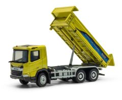 HOL8-1270 - Camion benne de couleur jaune - DAF XD 6x4