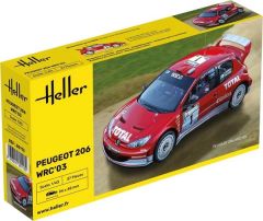 HEL80113 - Maquette à assembler et à peindre - PEUGEOT 206 WRC'03 #1
