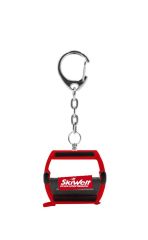 JC80127 - Porte-clés de couleur rouge - SKIWELT - Télécabine OMEGA