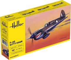 HEL80266 - Maquette à assembler et à peindre - CURTISS P-40 Kitty Hawk