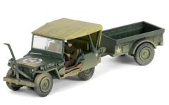 FOV805104 - Véhicule militaire avec remorque - U.S. ARMY - JEEP Willys MB avec remorque
