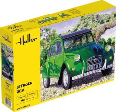 HEL80765 - Maquette à assembler et à peindre - CITROEN 2CV couleur verte