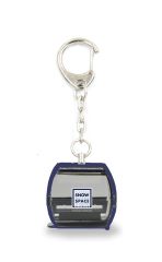 JC80812 - Porte-clés de couleur bleu - SnowSpaceSalzburg - OMEGA V