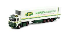 Camion avec remorque frigorifique 3 essieux SOONIUS – SCANIA 141 4x2