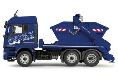 CON81264/02 - Camion avec benne déposable su transporteur STORK - MAN TGS TM 6x2