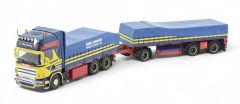 TEK81276 - Camion porteur avec remorque du transporteur BRDR SINDING -  SCANIA Série Topline 6x4
