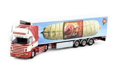 TEK81555 - Camion avec remorque frigorifique du transporteur STEFAN HUBER - SCANIA 164 Topline 4x2