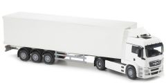 EMEK82092 - Camion avec remorque de couleur blanc - MAN TGS LX  4x2