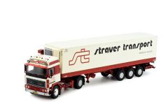 TEK82445 - Camion avec remorque frigorifique du transporteur STRAVER - VOLVO F12 Gl.