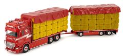 TEK82667 - Camion porteur avec plateau et chargement aux couleurs VANDEMOORTEL – SCANIA S Highline 6x2