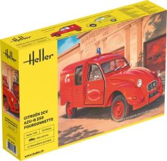 HEL82701 - Maquette à assembler et à peindre - CITROEN 2CV AZU-B 250 fourgonnette