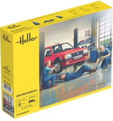 HEL82755 - Maquette à assembler et à peindre - Mécaniciens automobile I